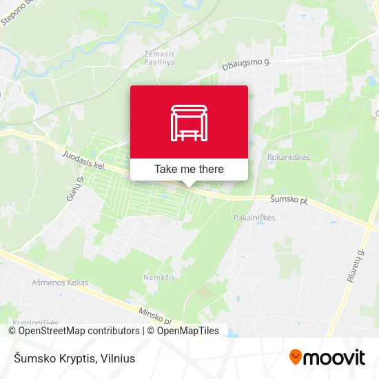 Карта Šumsko Kryptis