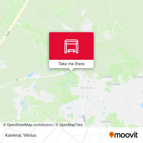 Карта Kairėnai