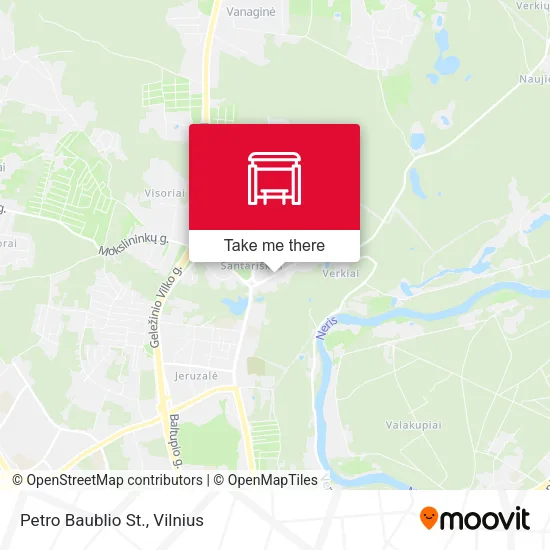Карта Petro Baublio St.