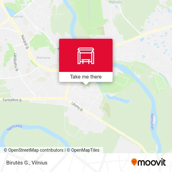 Карта Birutės G.