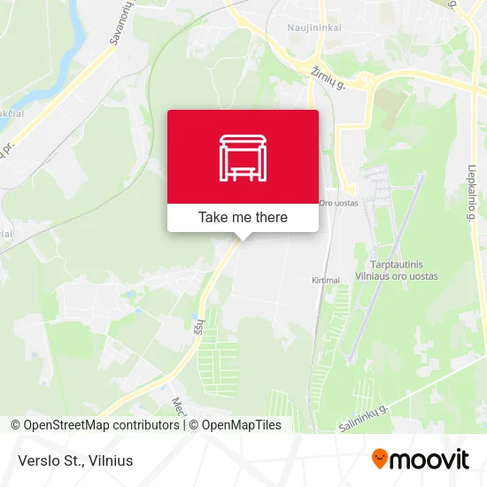 Карта Verslo St.