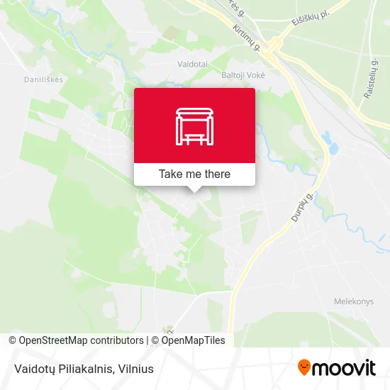 Vaidotų Piliakalnis map