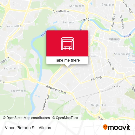 Vinco Pietario St. map