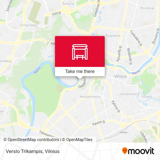 Карта Verslo Trikampis