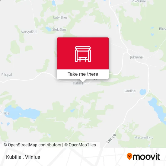 Kubiliai map