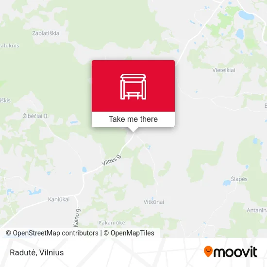 Карта Radutė