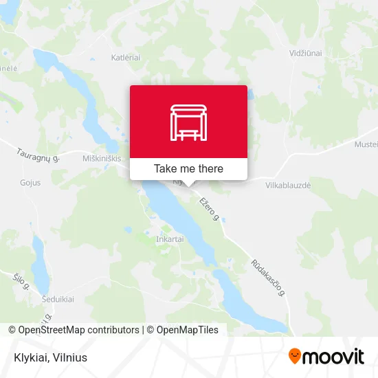 Карта Klykiai