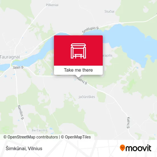 Карта Šimkūnai