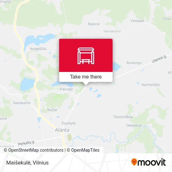 Карта Maišekulė