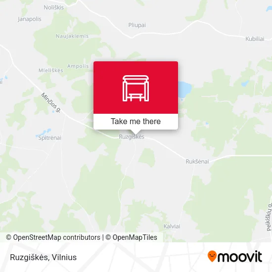 Карта Ruzgiškės