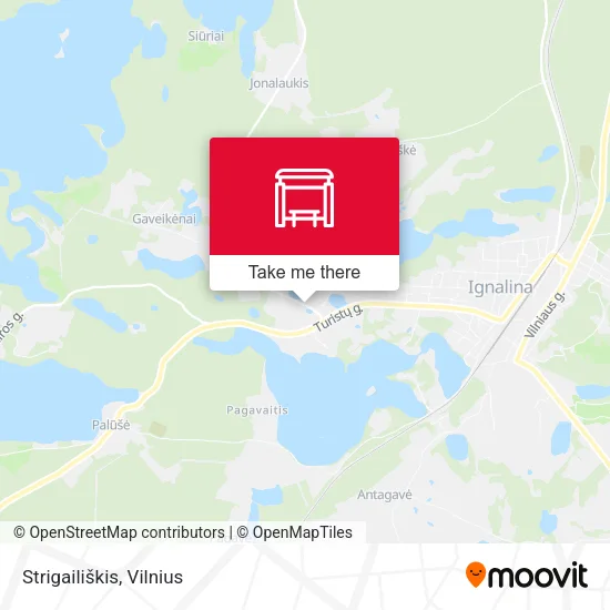 Карта Strigailiškis