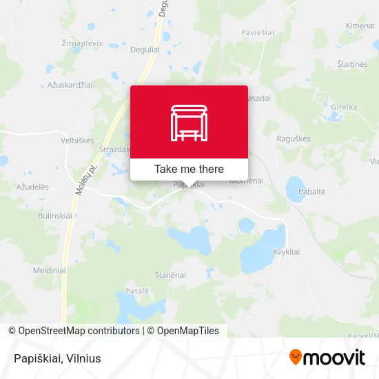 Papiškiai map