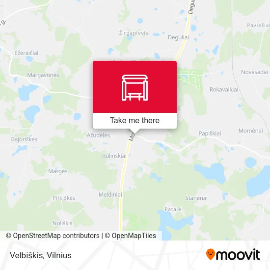Карта Velbiškis