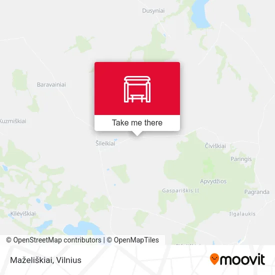 Карта Maželiškiai