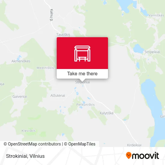 Карта Strokiniai