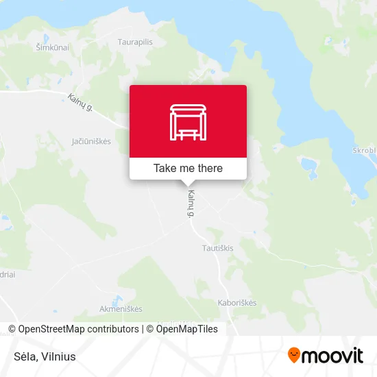 Карта Sėla