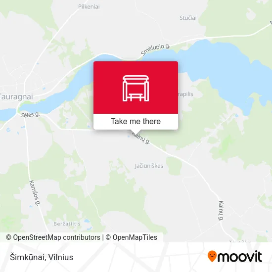Карта Šimkūnai