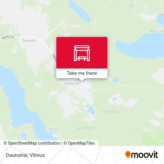 Карта Daunoriai