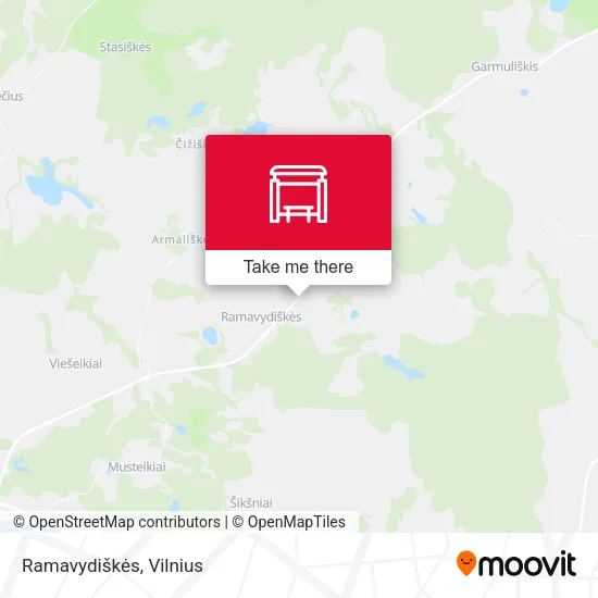 Карта Ramavydiškės