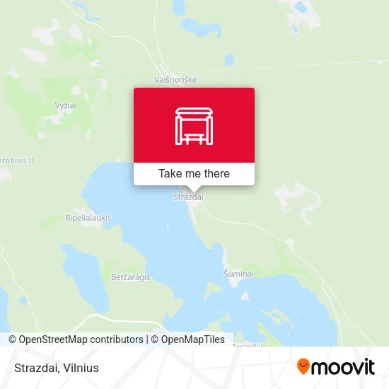 Карта Strazdai