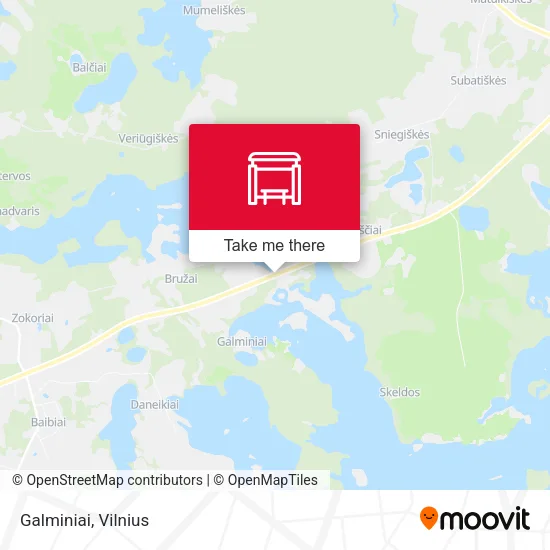 Карта Galminiai