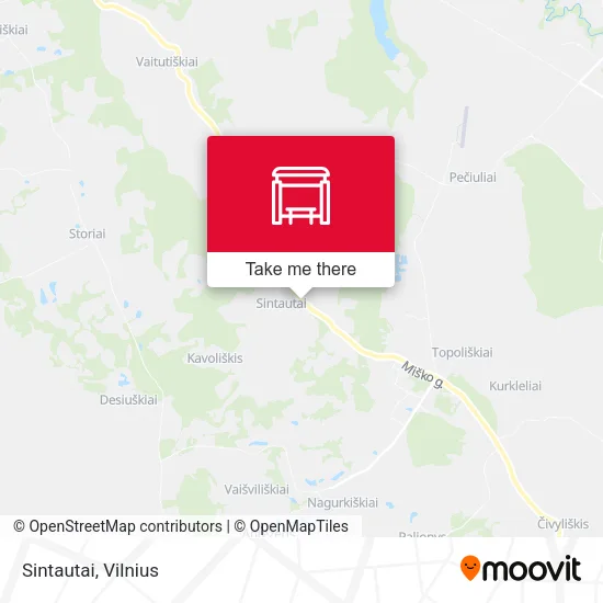 Карта Sintautai