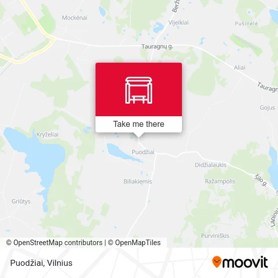 Карта Puodžiai