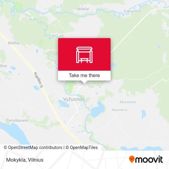 Карта Mokykla