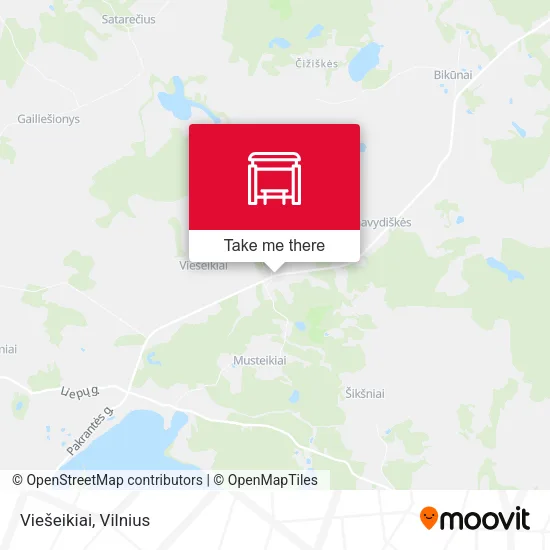 Карта Viešeikiai