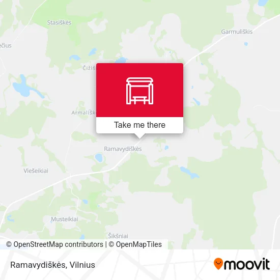 Карта Ramavydiškės