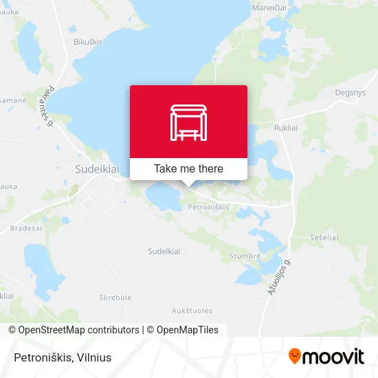 Карта Petroniškis