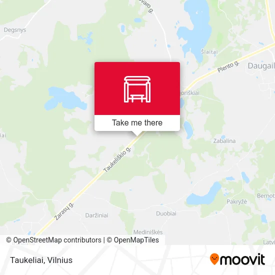 Карта Taukeliai