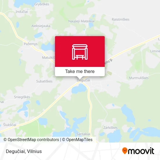 Карта Degučiai