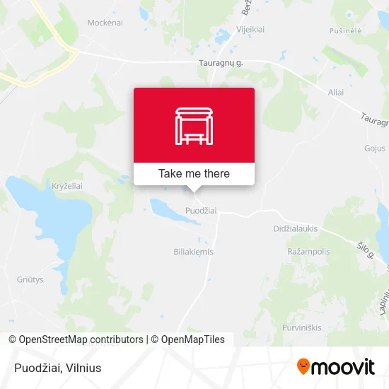 Карта Puodžiai