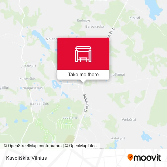 Карта Kavoliškis