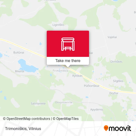 Карта Trimoniškis