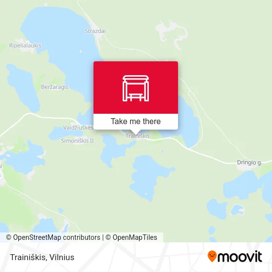 Карта Trainiškis