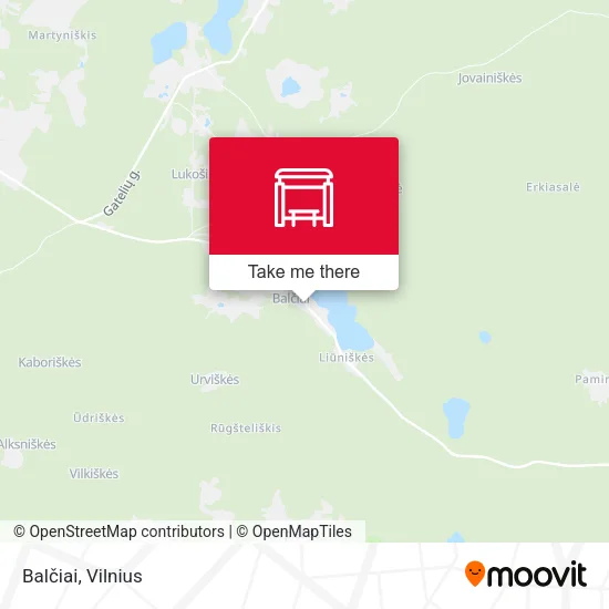 Карта Balčiai