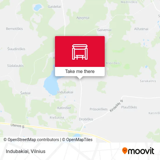 Карта Indubakiai