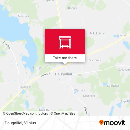 Карта Daugailiai