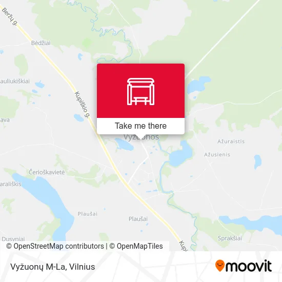 Карта Vyžuonų M-La