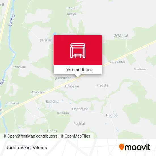 Карта Juodmiškis