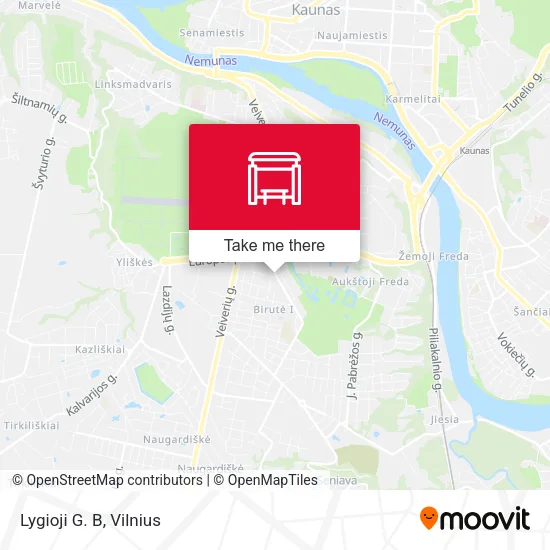 Карта Lygioji G. B