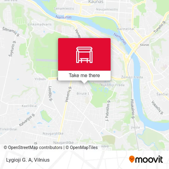 Карта Lygioji G. A