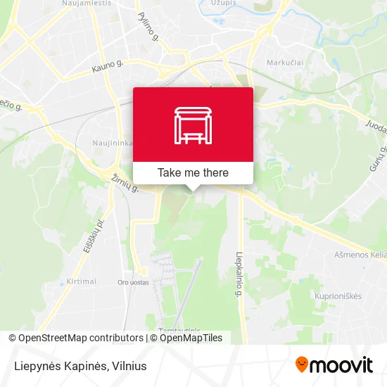 Карта Liepynės Kapinės