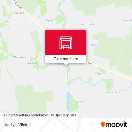 Карта Velžys
