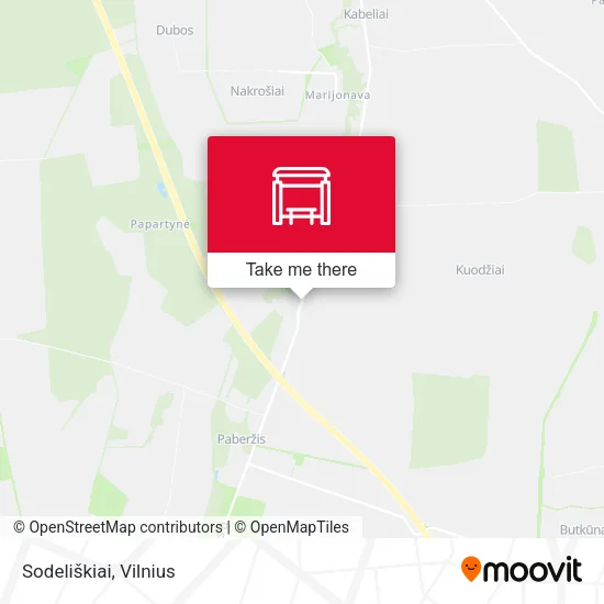 Карта Sodeliškiai