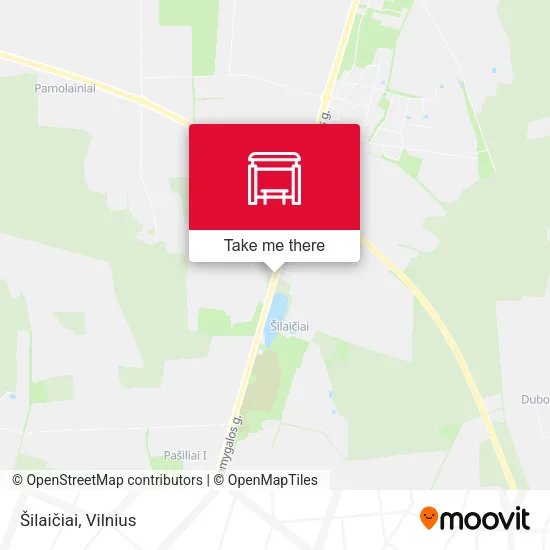 Карта Šilaičiai