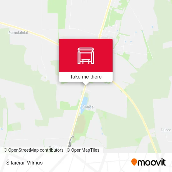 Карта Šilaičiai