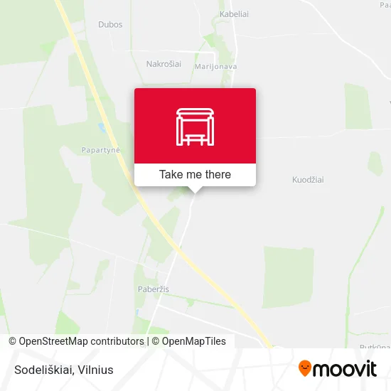 Карта Sodeliškiai